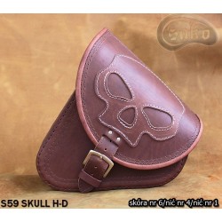 Sacoches Moto S59 SKULL H-D SOFTAIL