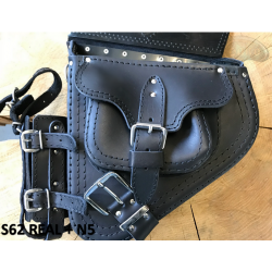 Sacoches Moto S62 REAL avec porte-gobelet H-D SOFTAIL