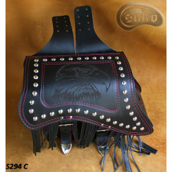 LEATHER SADDLEBAGS S294