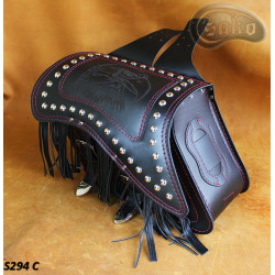 LEATHER SADDLEBAGS S294