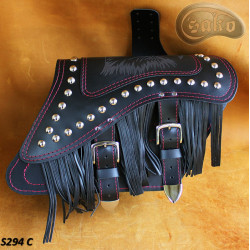 LEATHER SADDLEBAGS S294