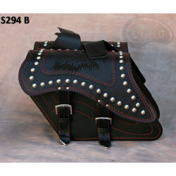 LEATHER SADDLEBAGS S294