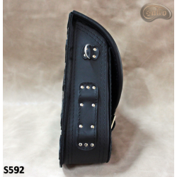 LEATHER SADDLEBAG S592 H-D SOFTAIL