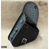 LEATHER SADDLEBAG S592 H-D SOFTAIL