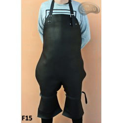 Bőr védőkötény  F15/ hentes / hegesztő / szakács / grillező / lakatos / kovács