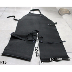 Bőr védőkötény  F15/ hentes / hegesztő / szakács / grillező / lakatos / kovács