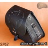 LEATHER SADDLEBAG S762 H-D SPORTSTER  without bracket
