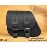 LEATHER SADDLEBAG S75 H-D SPORTSTER without bracket