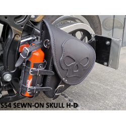 Brašna S54 SEWN-ON SKULL H-D SOFTAIL