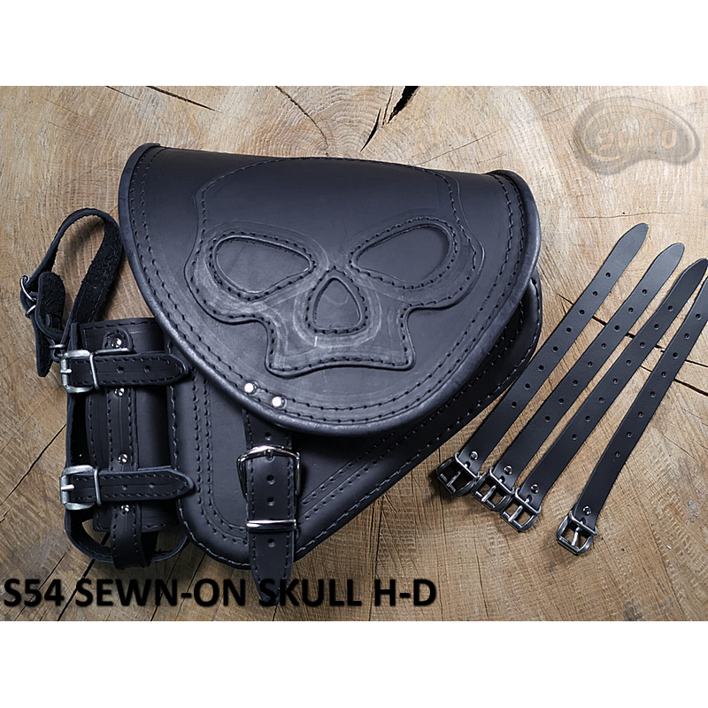 Brašna S54 SEWN-ON SKULL H-D SOFTAIL