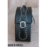 LEATHER SADDLEBAGS S152 SKULL