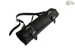 Knife bag / pouch BLACK MATTE WITH ZIP FASTENER (model 3)