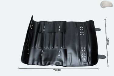 Taška / pouzdro na nůž BLACK MATTE S ZIP (model 3)