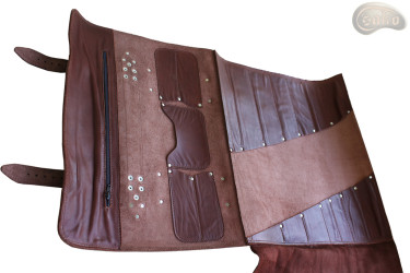 Taška / pouzdro na nůž  COGNAC (model 2)