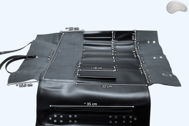 Taška / pouzdro na nůž COGNAC S ZIP (model 3)