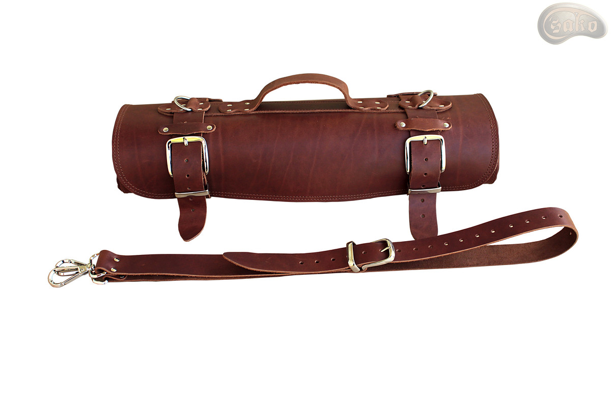 Taška / pouzdro na nůž COGNAC S ZIP (model 3)