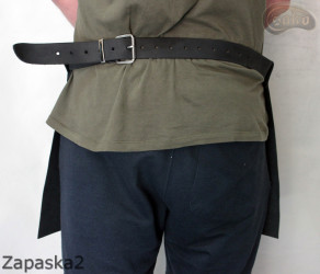 Bőr pincérkötény Zapaska2/ szakács/ védő/ hegesztő/ munkakötény övvel munkanadrághoz