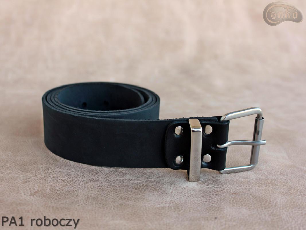Leather belt PA1 for work trousers/ employee belt