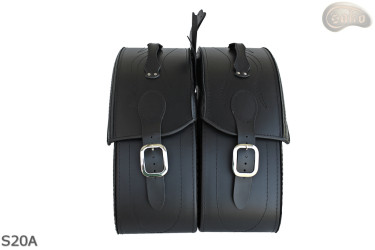 LEATHER SADDLEBAGS S20 A
