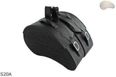 LEATHER SADDLEBAGS S20 A