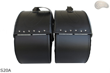 LEATHER SADDLEBAGS S20 A