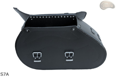 LEATHER SADDLEBAGS S07