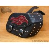 LEATHER SADDLEBAGS S04 B RED EAGLE  **TO REQUEST**