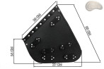 Brašna S54 SEWN-ON SKULL H-D SOFTAIL