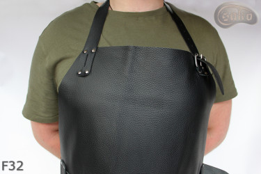 Bőr védőkötény F32/hentes/hegesztő/szakács/barbecue/lakatos