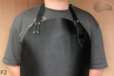 Tablier de protection en cuir F2/boucher/soudure/chef/barbecue/serrurier
