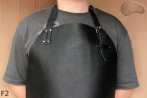 Tablier de protection en cuir F2/boucher/soudure/chef/barbecue/serrurier