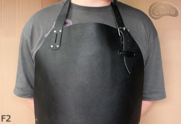 Tablier de protection en cuir F2/boucher/soudure/chef/barbecue/serrurier