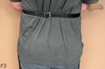 Tablier de protection en cuir F3/boucher/soudure/chef/barbecue/serrurier