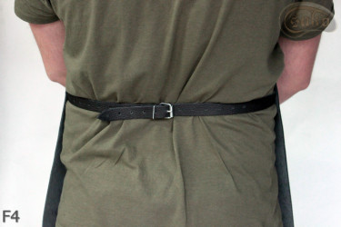 Tablier de protection en cuir F4/boucher/soudure/chef/barbecue/serrurier
