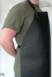 Tablier de protection en cuir F4/boucher/soudure/chef/barbecue/serrurier