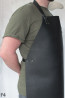 Tablier de protection en cuir F4/boucher/soudure/chef/barbecue/serrurier
