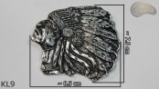 Decorative belt buckle KL9