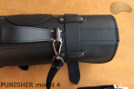 Taška / pouzdro na nůž ČERNÁ lícová KŮŽE PUNISHER (model 4)