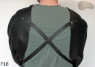 Leather apron F18 protective front with sleeves / butcher / welding / cook / barbecue / locksmith