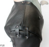 Leather apron F18 protective front with sleeves / butcher / welding / cook / barbecue / locksmith