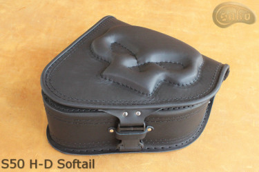 LEATHER SADDLEBAG S50 H-D SOFTAIL