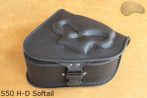 LEATHER SADDLEBAG S50 H-D SOFTAIL