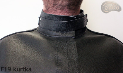 Veste de soudeur en cuir F19 avec fermeture velcro