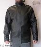 Veste de soudeur en cuir F19 avec fermeture velcro