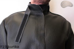 Veste de soudeur en cuir F19 avec fermeture velcro