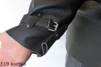 Veste de soudeur en cuir F19 avec fermeture velcro