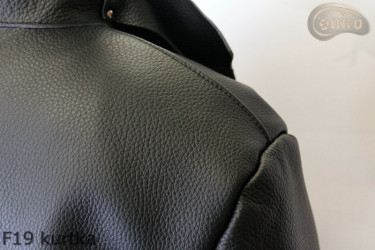 Veste de soudeur en cuir F19 avec fermeture velcro