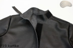 Veste de soudeur en cuir F19 avec fermeture velcro
