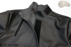 Veste de soudeur en cuir F19 avec fermeture velcro