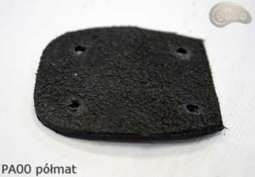 PA00 leather trouser belt without buckle, repair kit without buckle